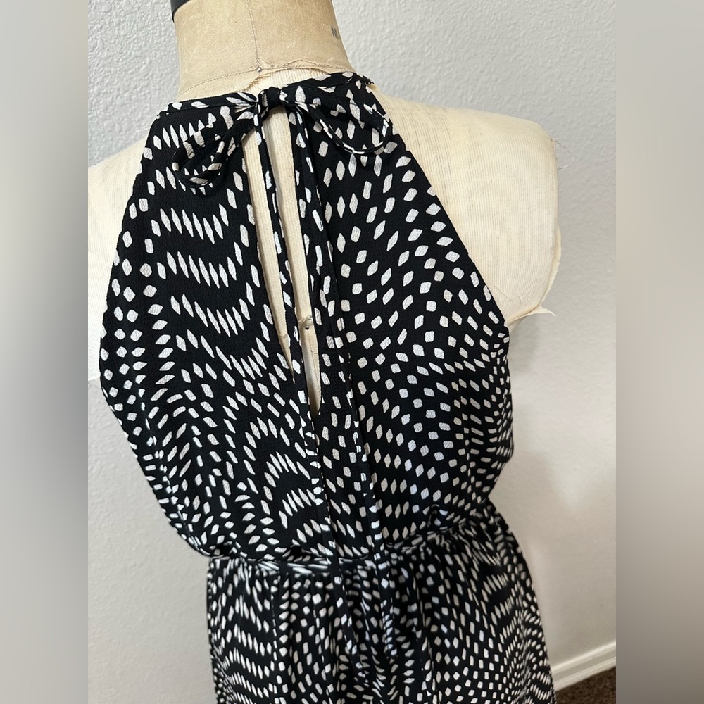 VICI Black and White abstract dot Patterned Dress - Picture 5 of 6